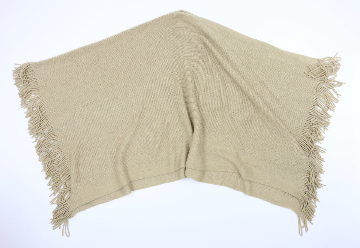Preworn Womens Beige Shawl/Wrap