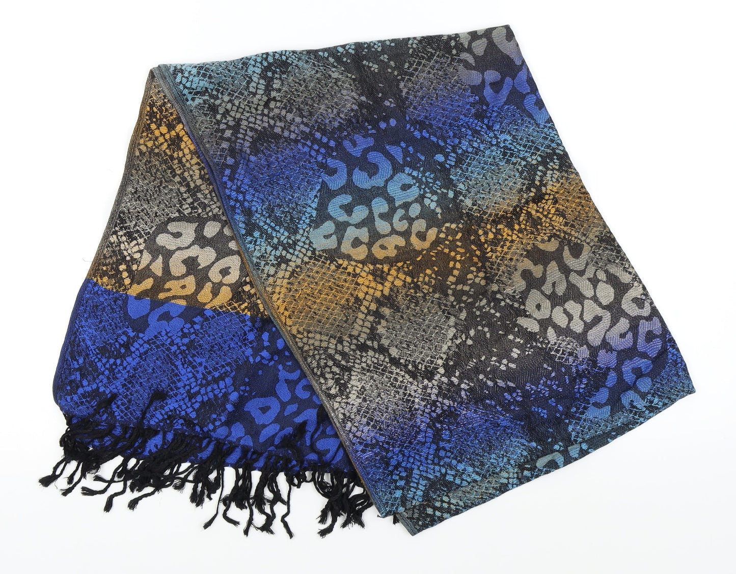 Preworn Womens Blue Scarf