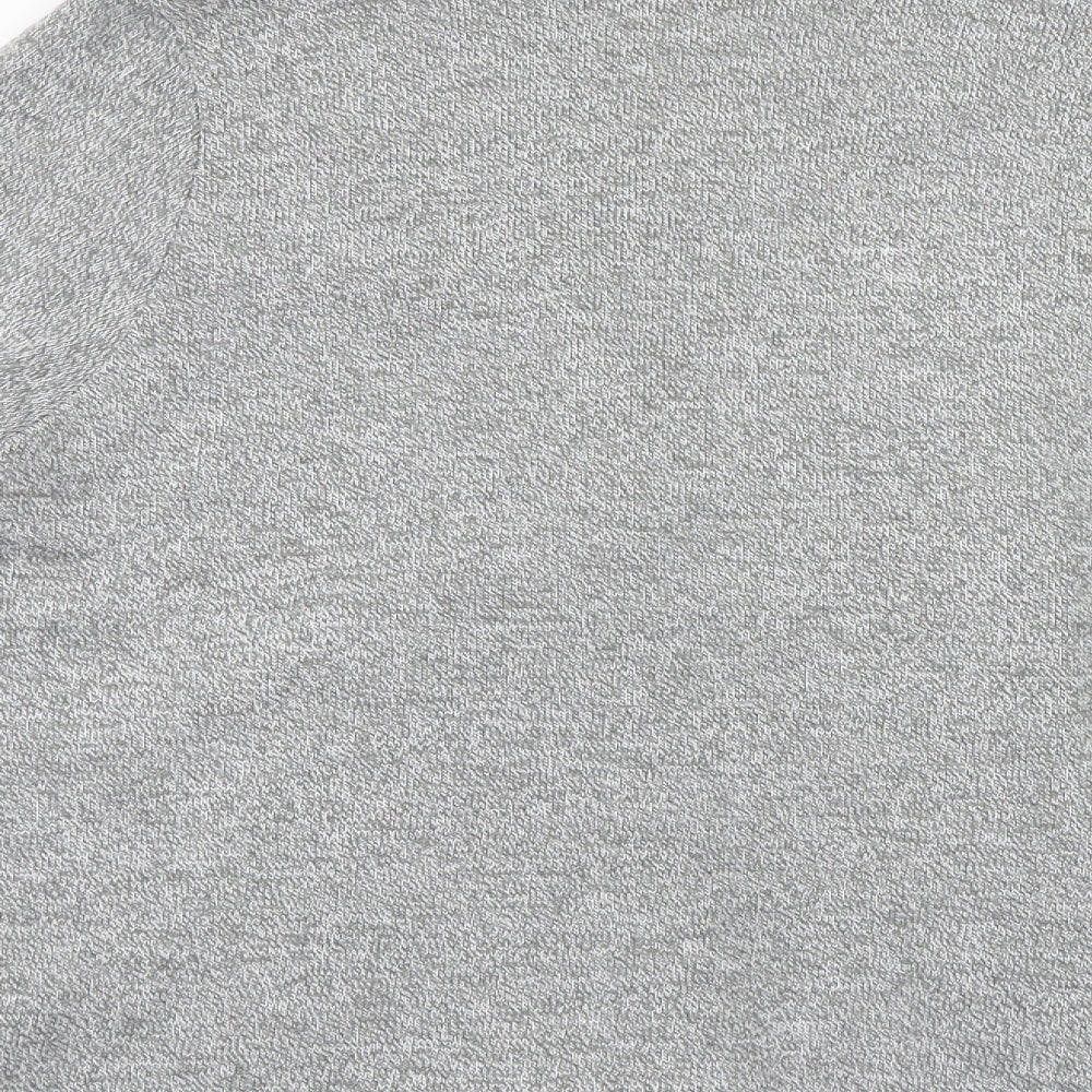 Monique Womens Grey Cardigan Jumper Size M