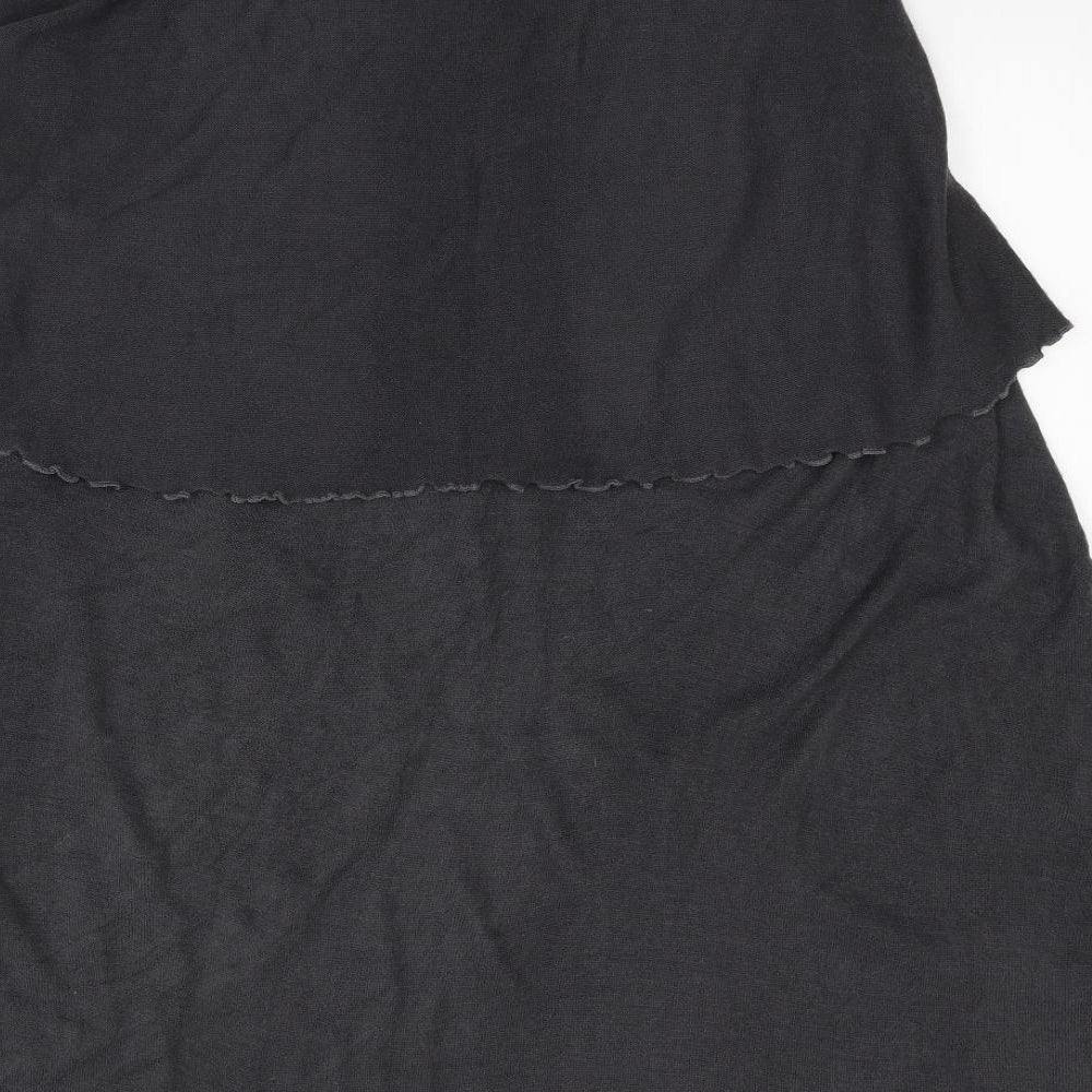 Preworn Womens Grey Wrap Jumper One Size