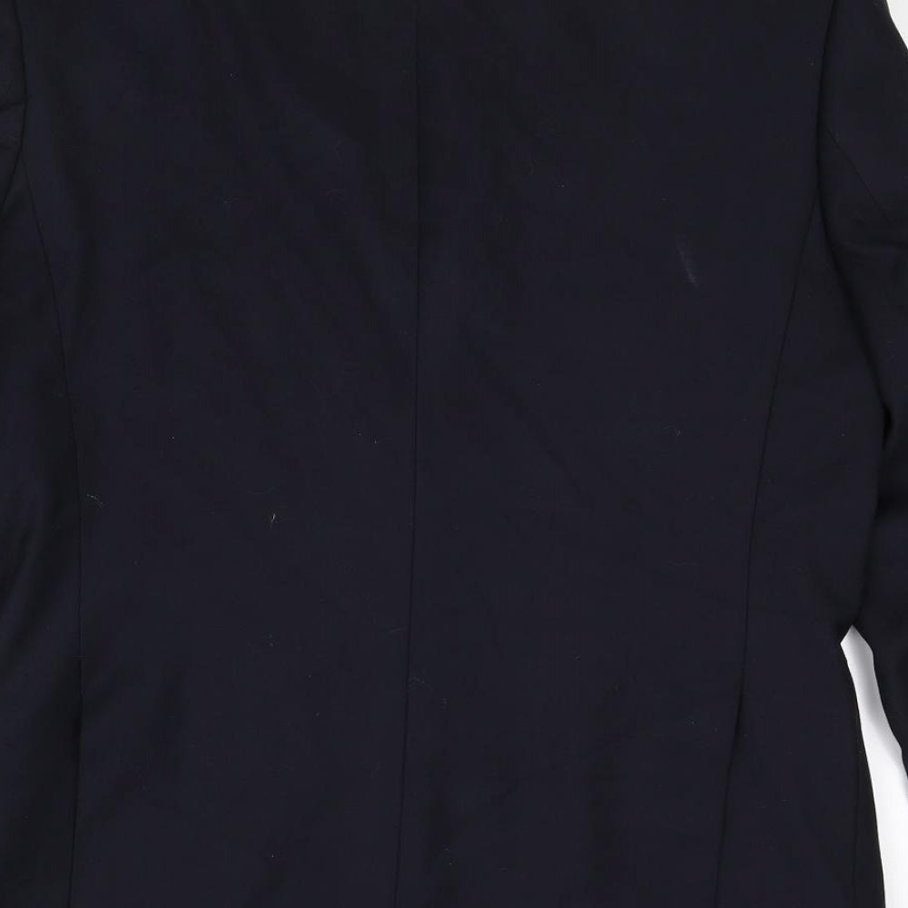 Charlton Gray Mens Blue Jacket Blazer Size 40