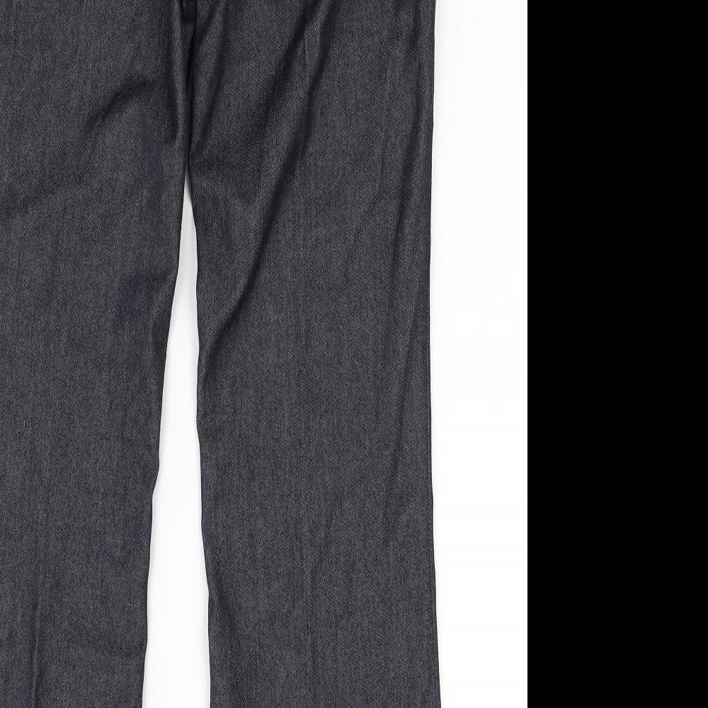 MNG Womens Blue Denim Trousers Size 12