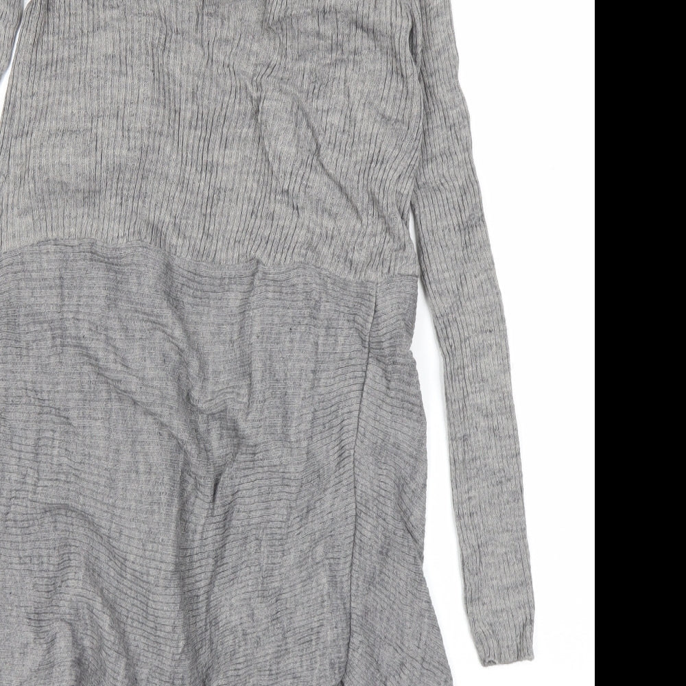 New Look Womens Grey Cardigan Jumper Size M