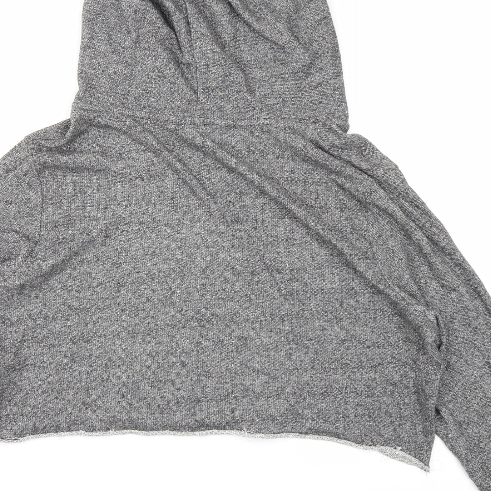 Topshop Womens Grey Pullover Hoodie Size 10