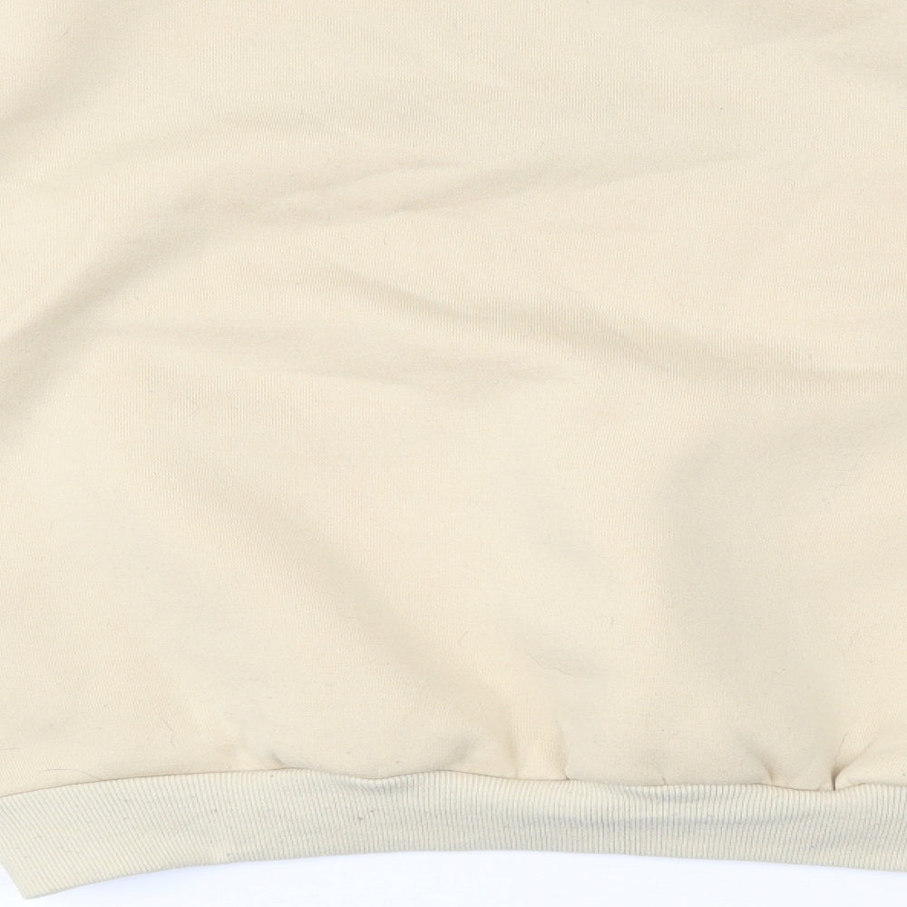 SheInn Womens Beige Jersey Pullover Sweatshirt Size 8