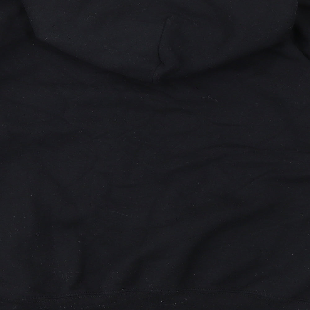 PRETTYLITTLETHING Womens Black Jersey Pullover Hoodie Size S