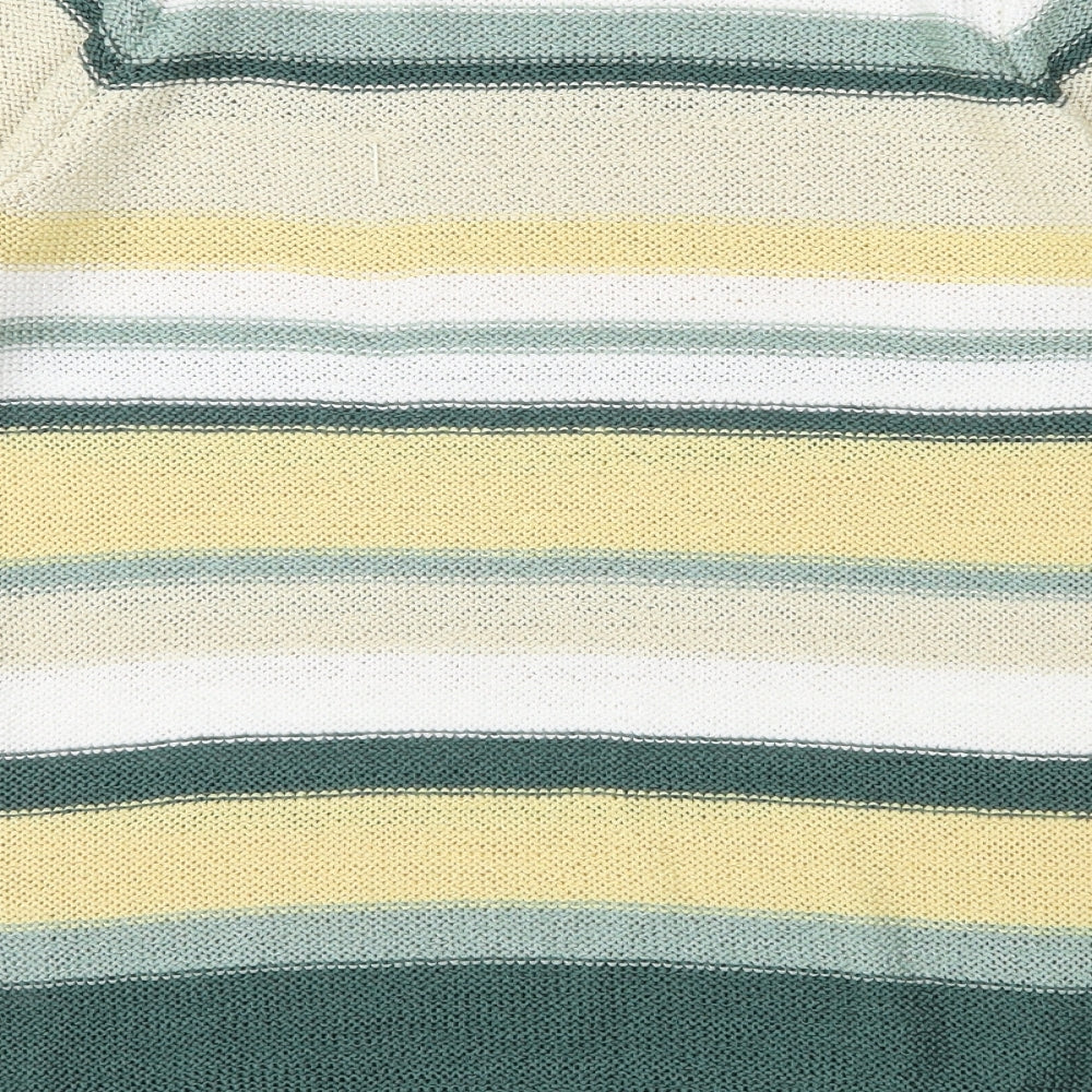 Emreco Womens Multicoloured Striped Knit Pullover Jumper Size 10