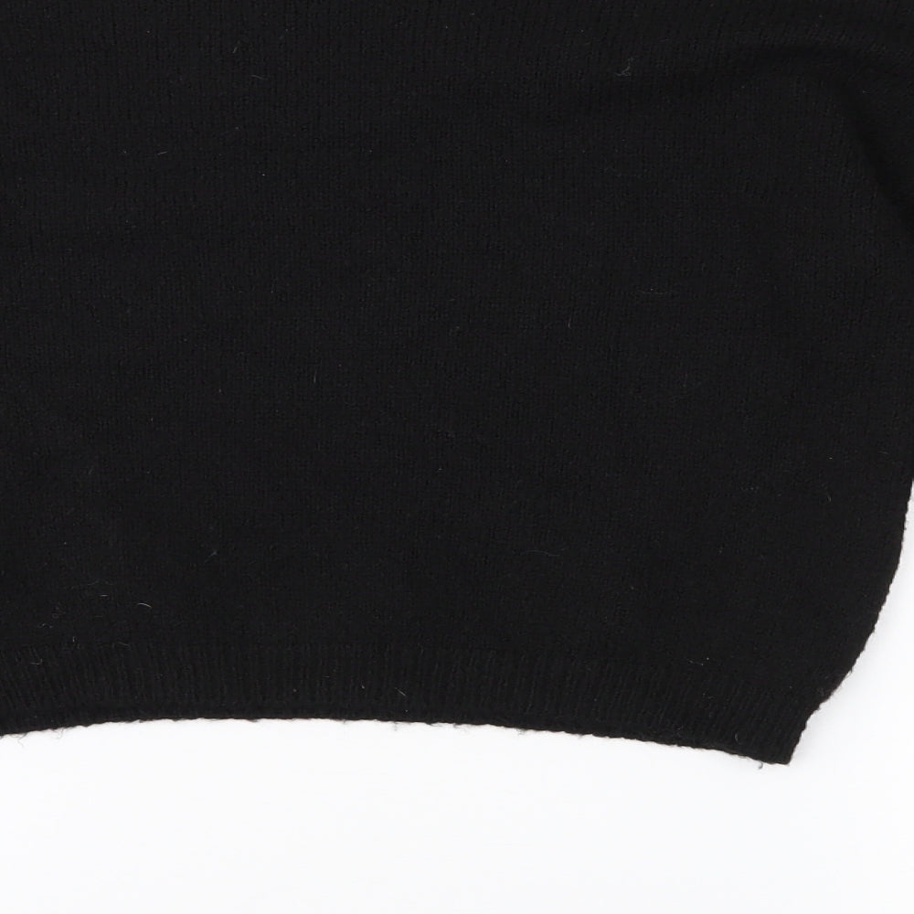 Primark Womens Black Knit Pullover Jumper Size 4