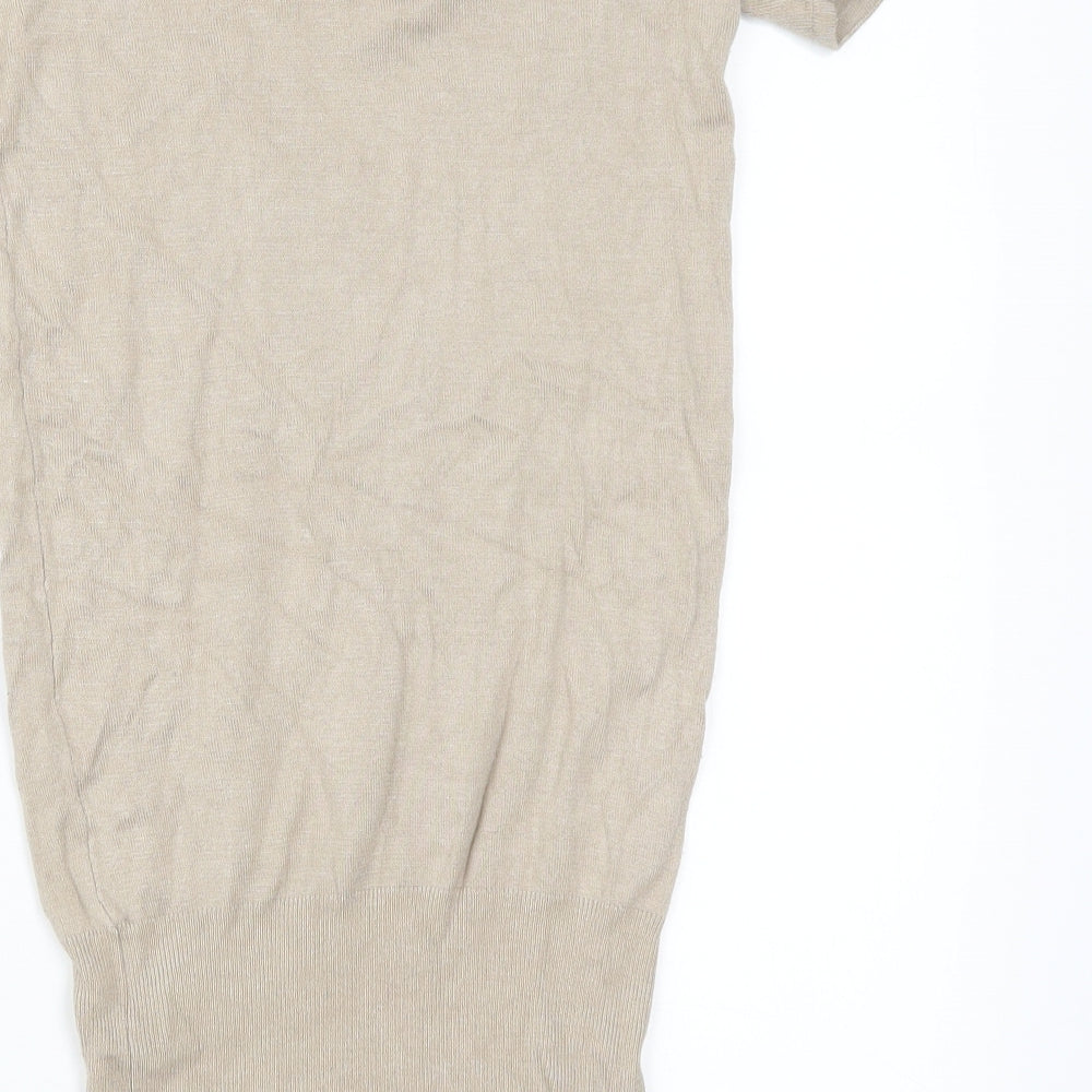 Vanilla Womens Beige Pullover Jumper One Size