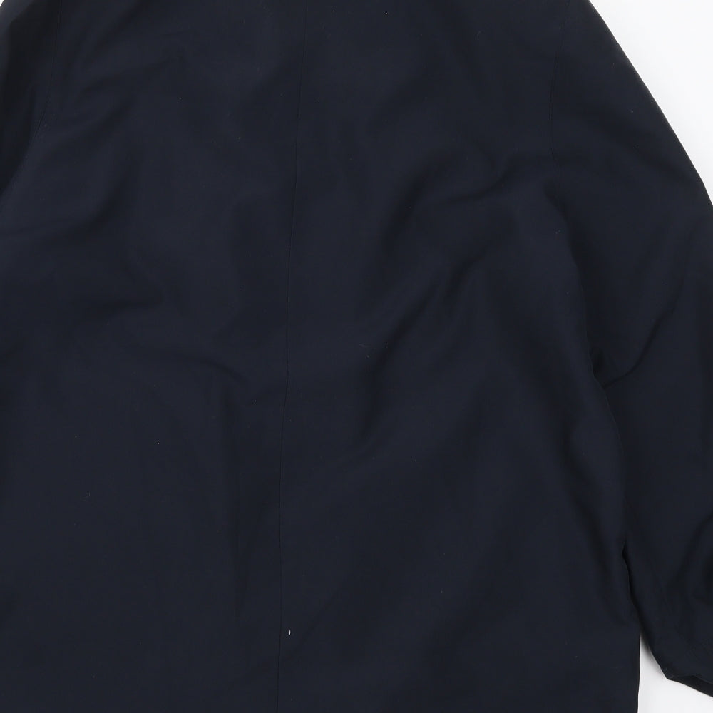 Summer Style Womens Blue Overcoat Coat Size 14
