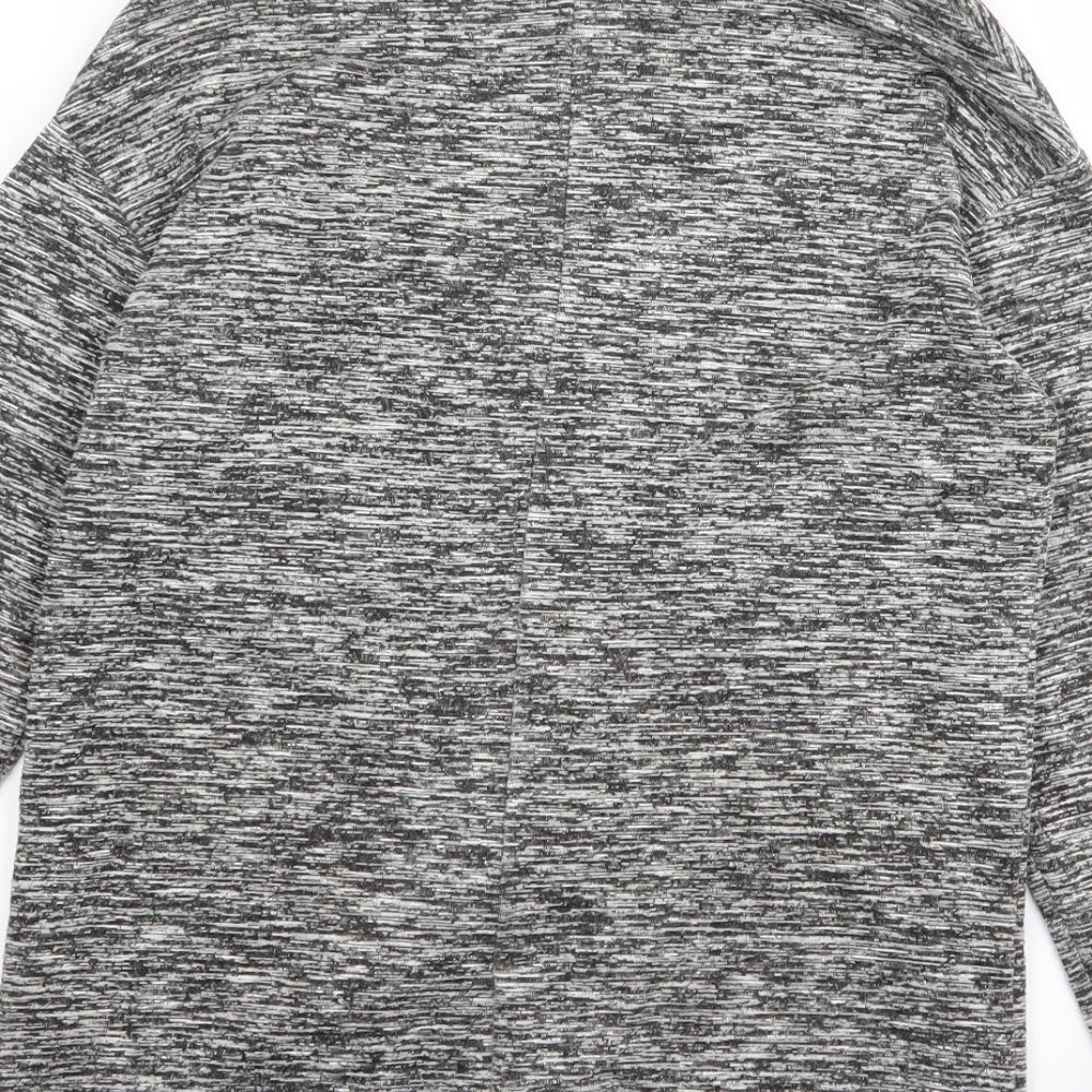 Papaya Womens Grey Wrap Jumper Size S