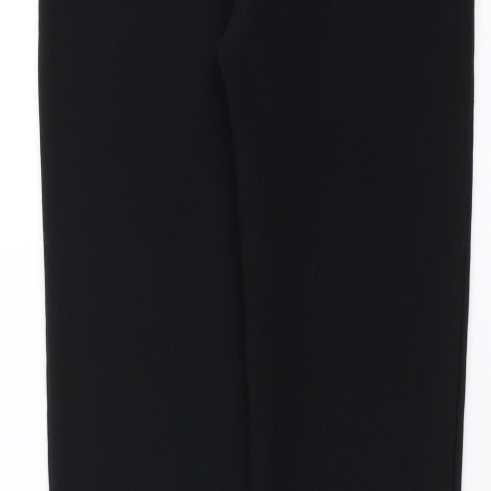 Preworn Womens Black Trousers Size 8 L30 in
