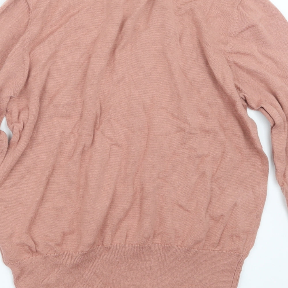 COSTWOLD COLLECTIONS Womens Pink Knit Pullover Jumper Size M