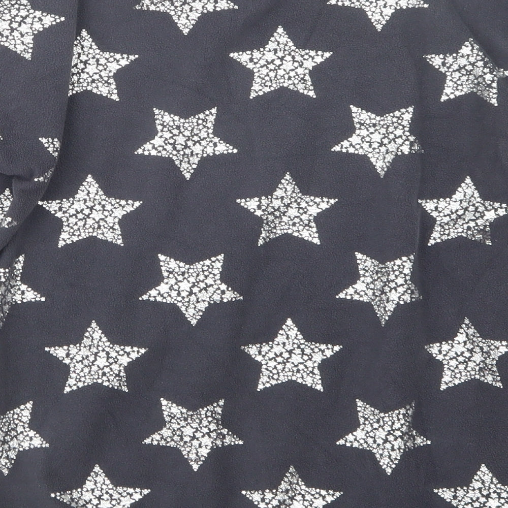George Girls Grey Geometric Top Pyjama Top Size 13-14 Years - Stars