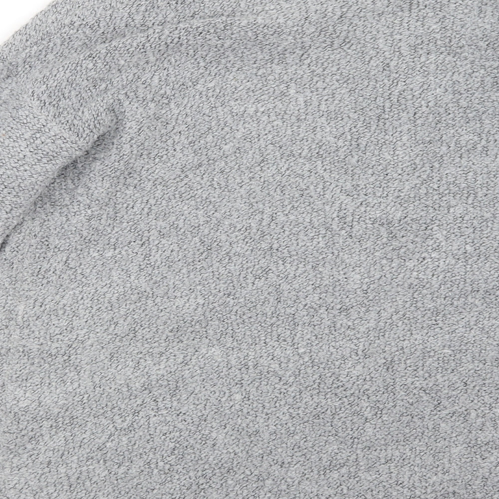 Isle Womens Grey Knit Cardigan Jumper Size 10