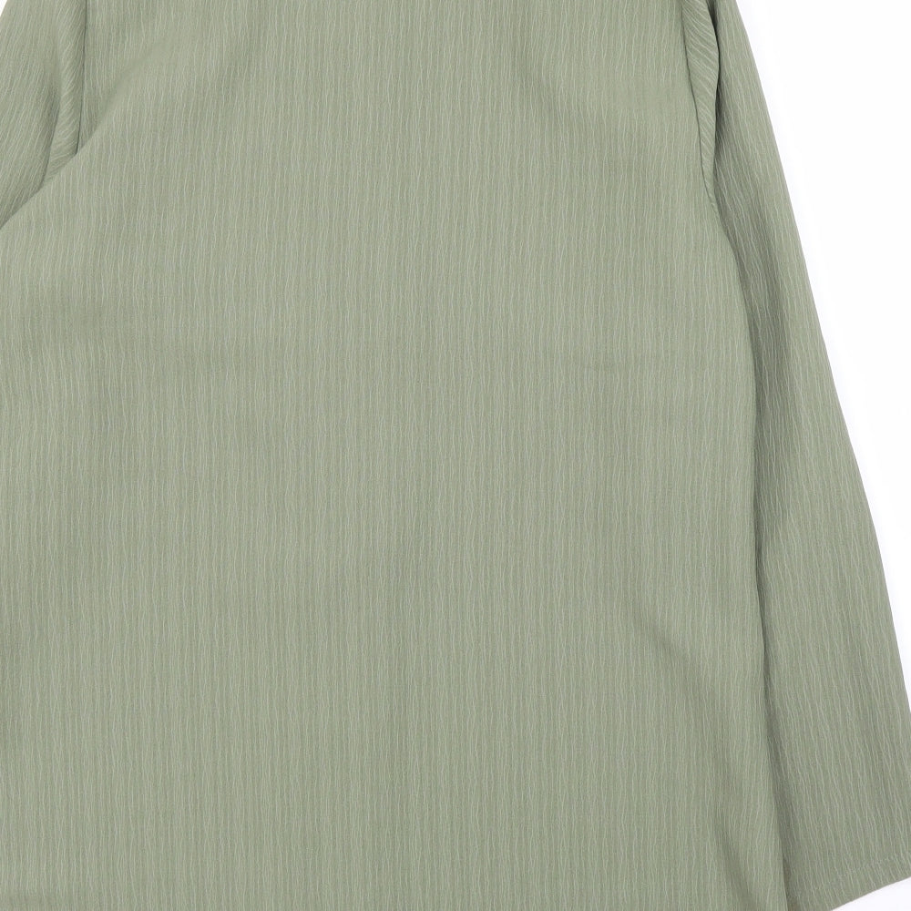 Bonmarché Womens Green Basic Blouse Size 14