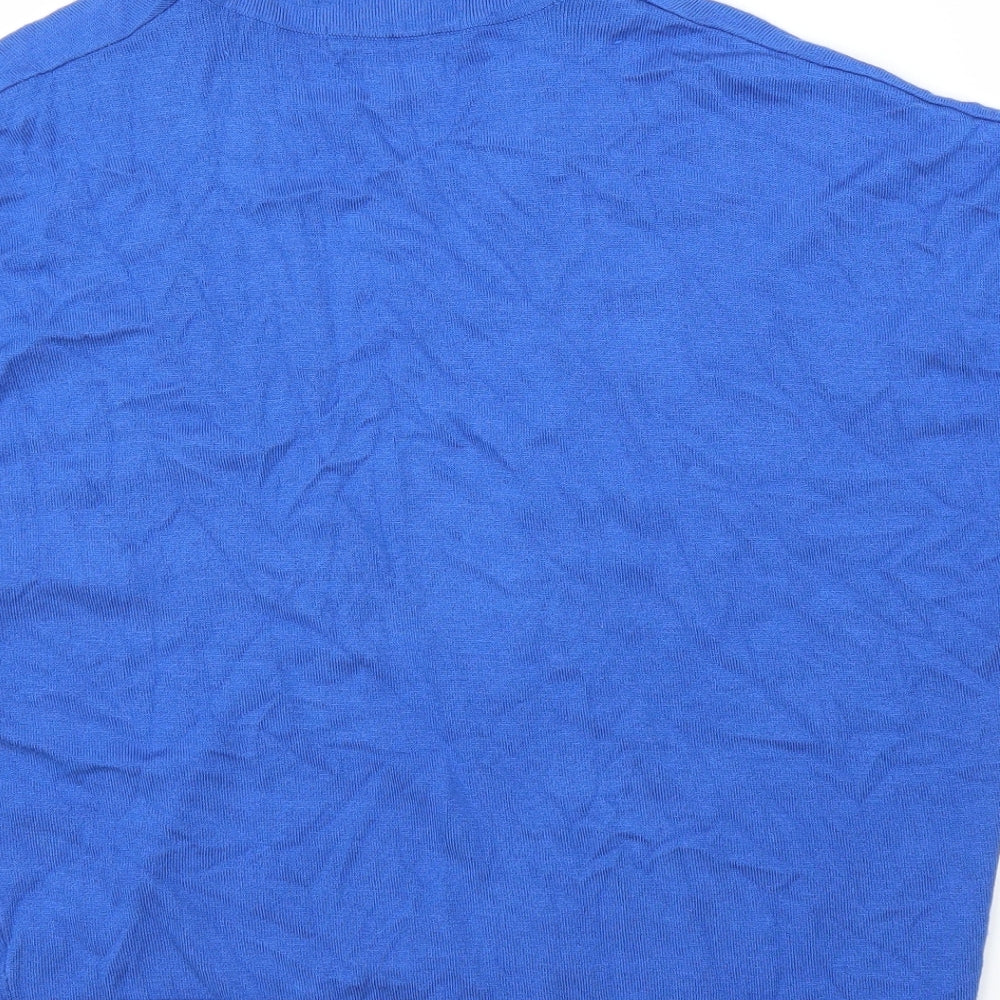 Marks & Spencer Womens Blue Cardigan Jumper Size M
