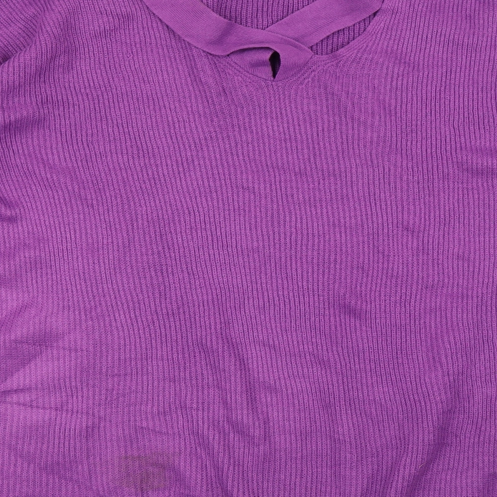George Womens Purple Pullover Jumper Size 16