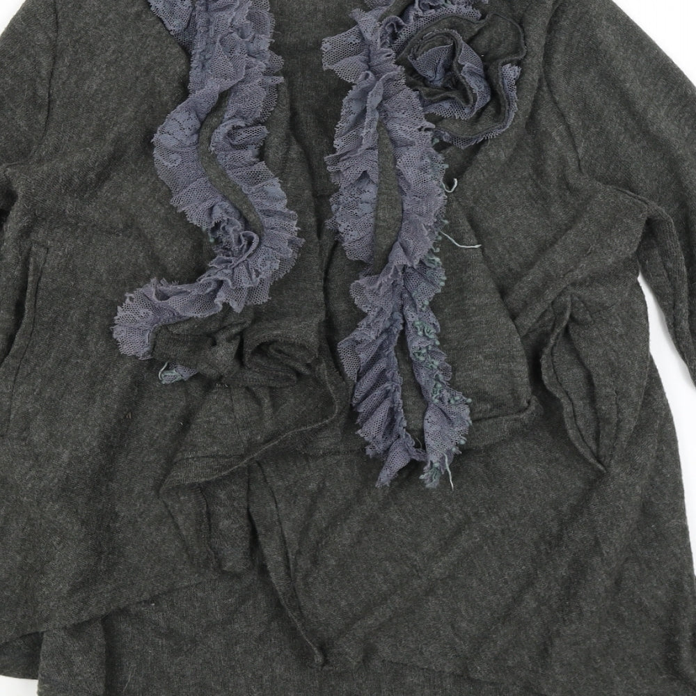 Uttam Boutique Womens Green Wrap Jumper Size M