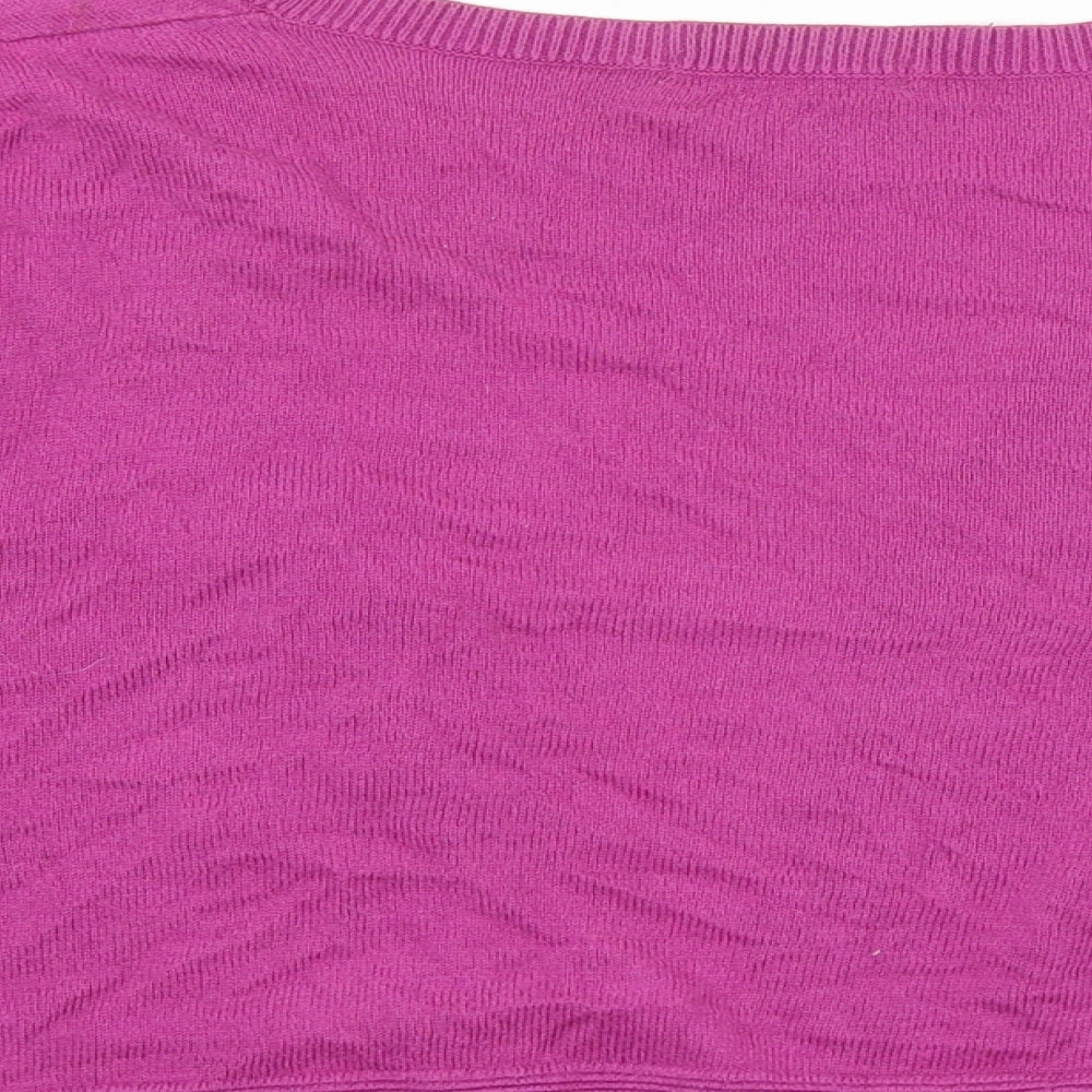 TU Womens Pink Wrap Jumper Size 16