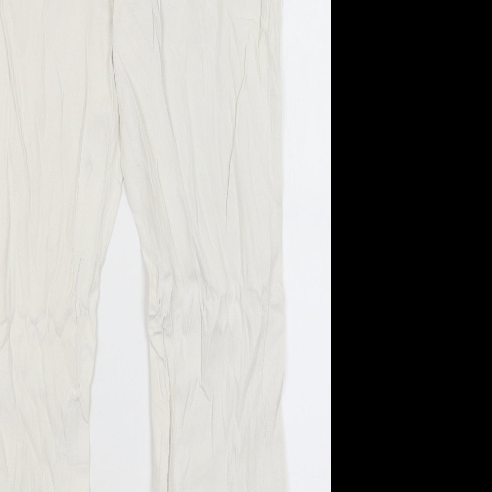 BHS Womens White Straight Jeans Size 14 L27 in