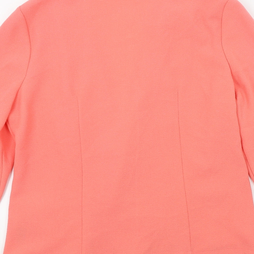 Wallis Womens Orange Jacket Size M