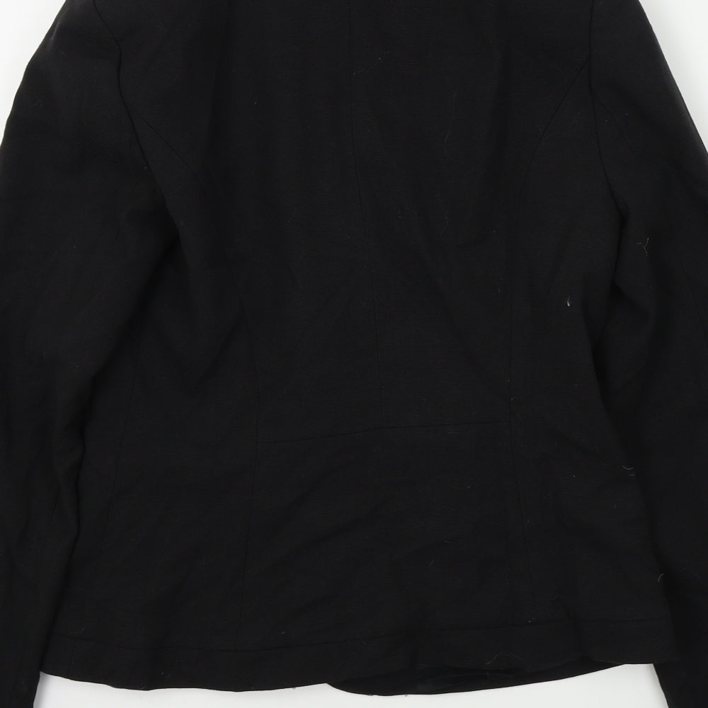 wearhouse Womens Black Jacket Size 10
