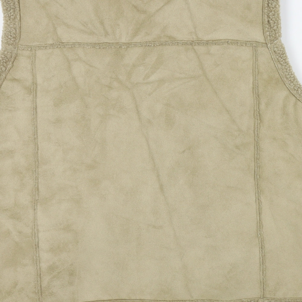 Bonmarché Womens Beige Jacket Waistcoat Size L