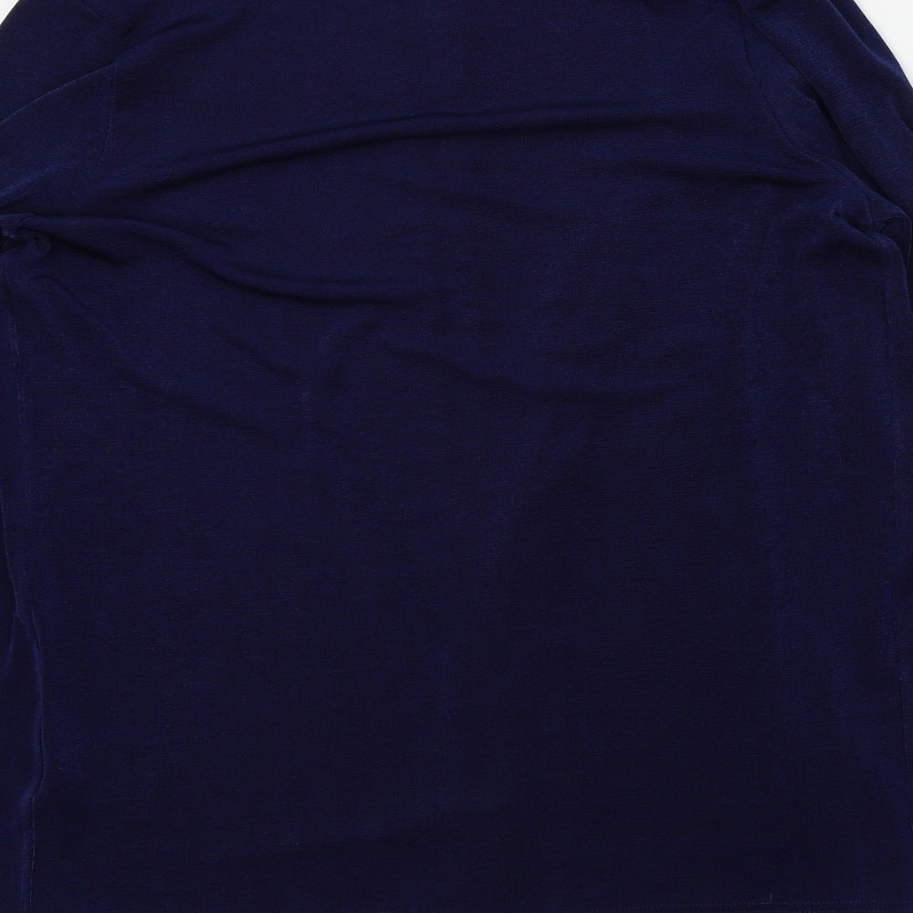 DMART Womens Blue Cardigan Jumper Size M
