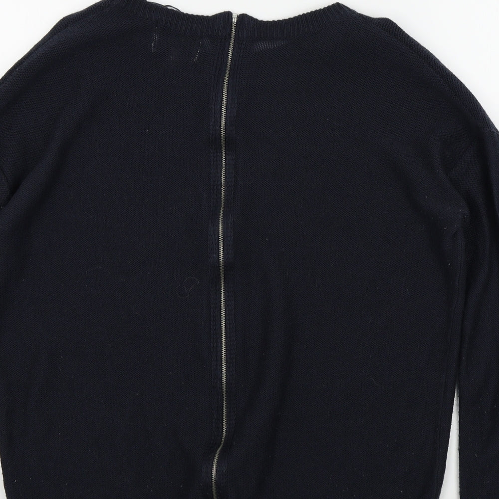 Papaya Womens Blue Pullover Jumper Size M