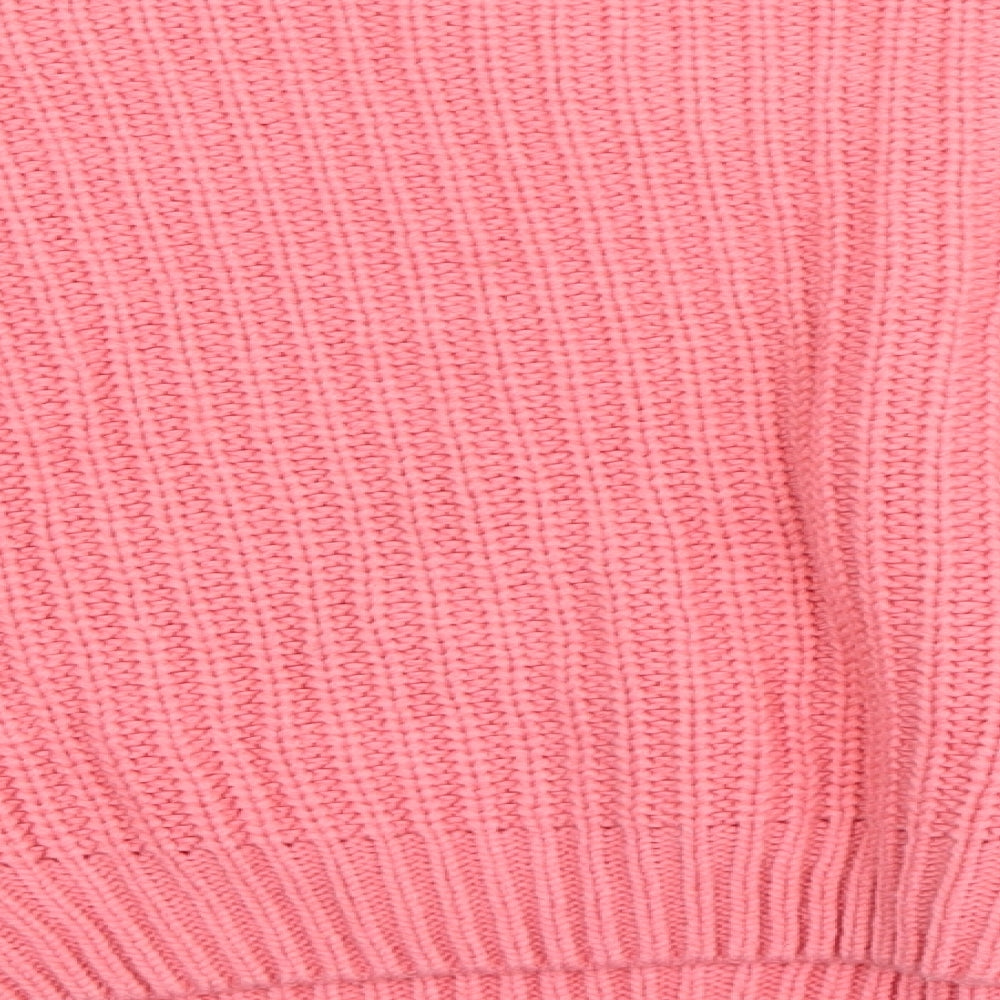 Primark Womens Pink Pullover Jumper Size L