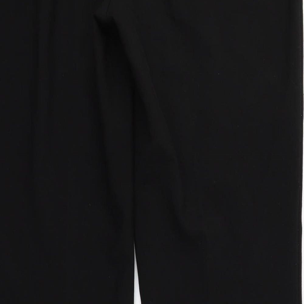 George Womens Black Trousers Size 14 L30 in