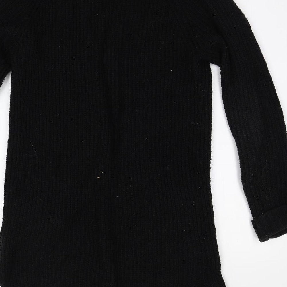 Preworn Womens Black Cardigan Jumper Size M