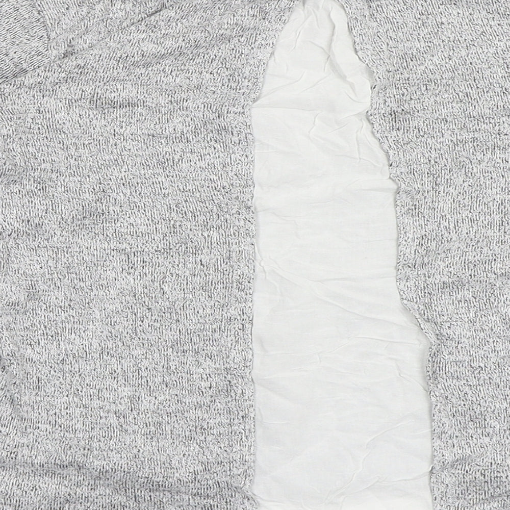 knitwear Womens Grey Basic Blouse Size M