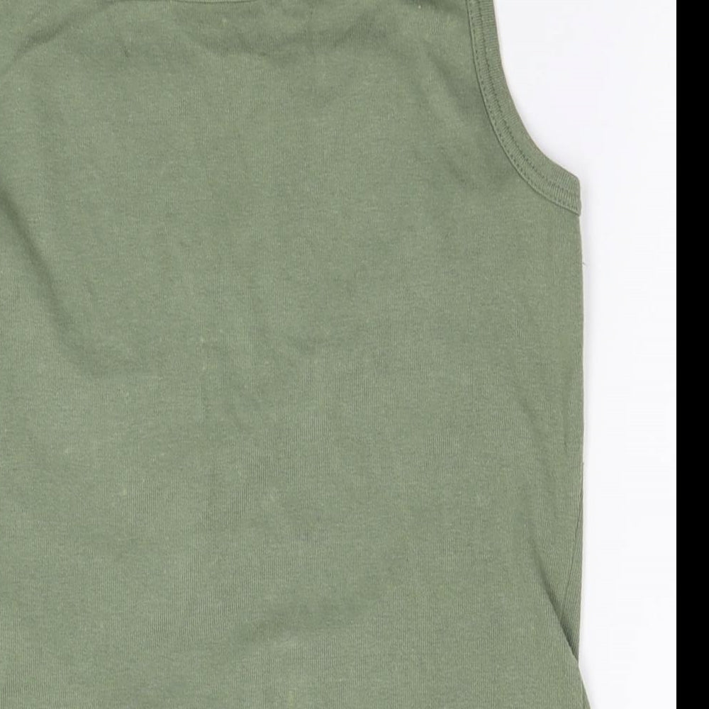 Marks & Spencer Womens Green Basic Tank Size 14