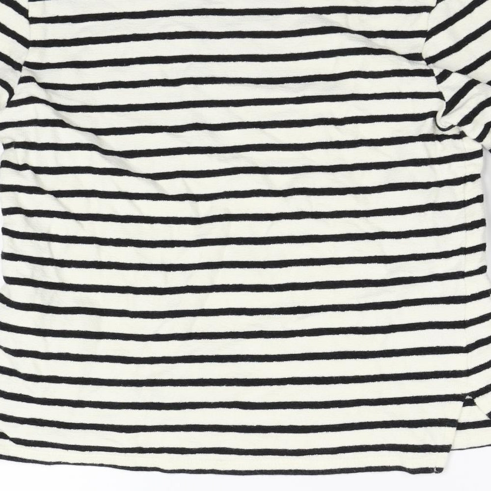 m&s Girls Multicoloured Striped Pullover Jumper Size 6 Years