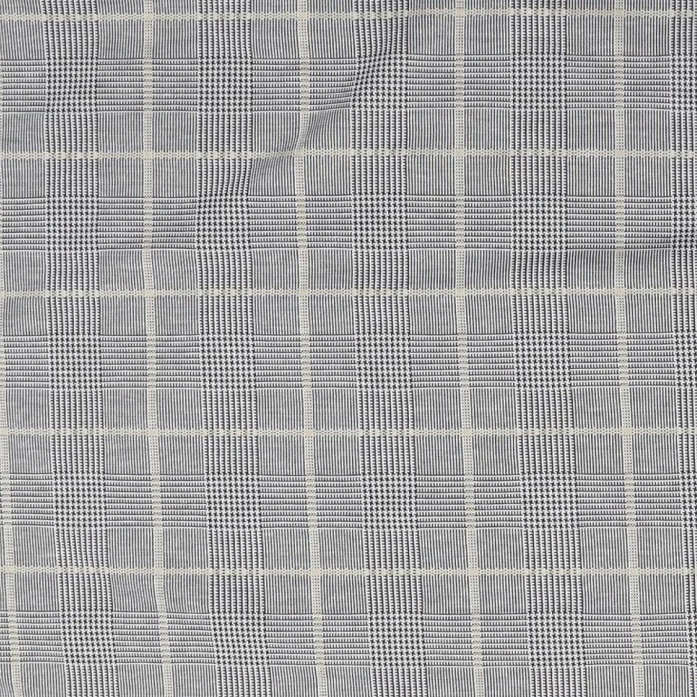 Primark Womens Grey Check Basic T-Shirt Size S