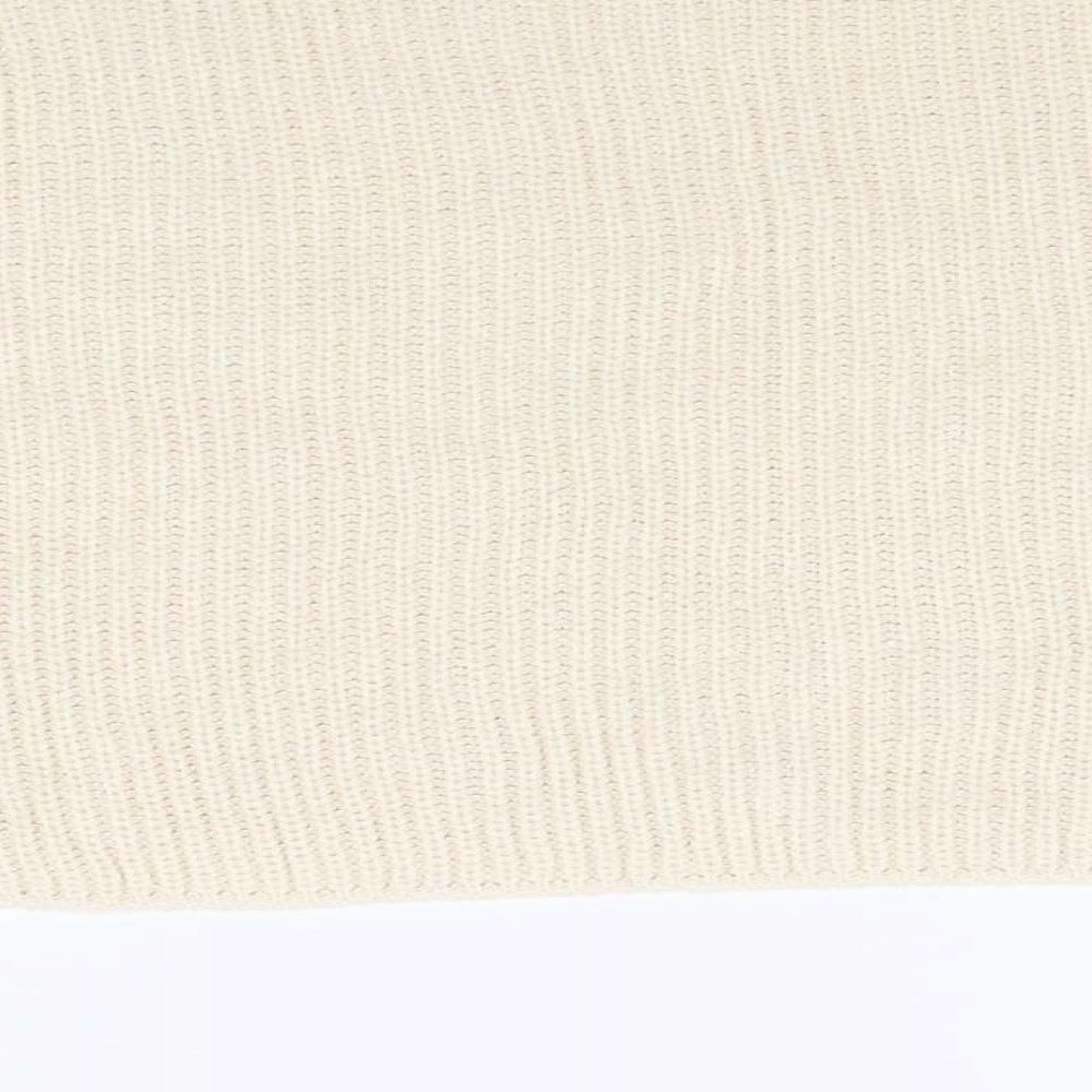 Boohoo Womens Beige Knit Pullover Jumper Size M