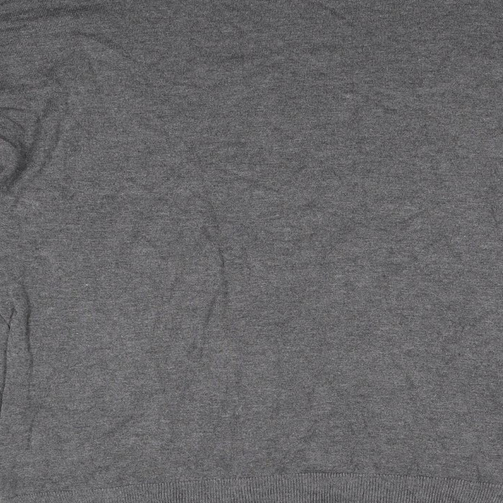 F&F Womens Grey Knit Pullover Jumper Size 14