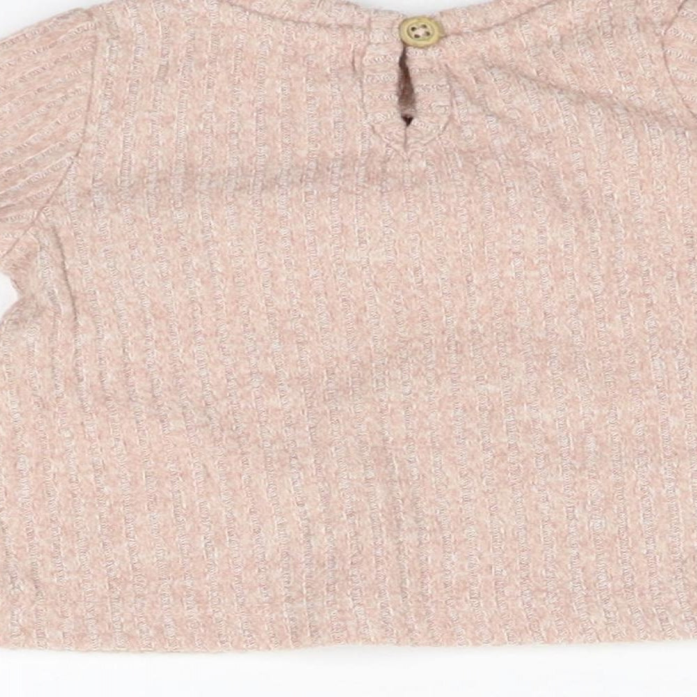 Matalan Baby Pink Basic T-Shirt Size 0-3 Months