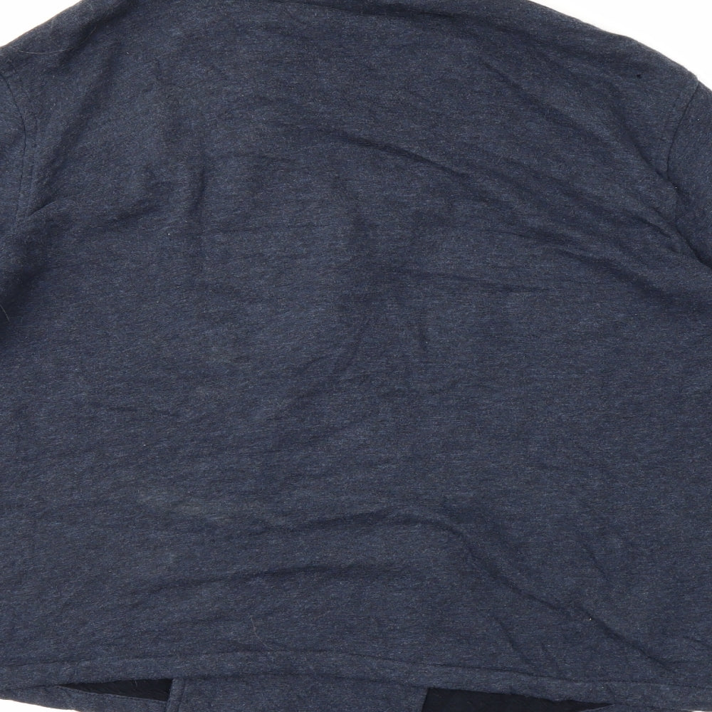et vous Womens Blue Wrap Jumper Size M