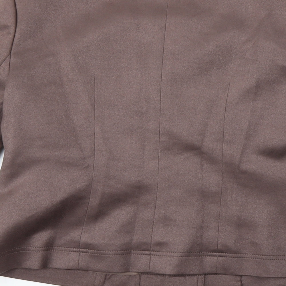 Country Casuals Womens Brown Jacket Coat Size 12
