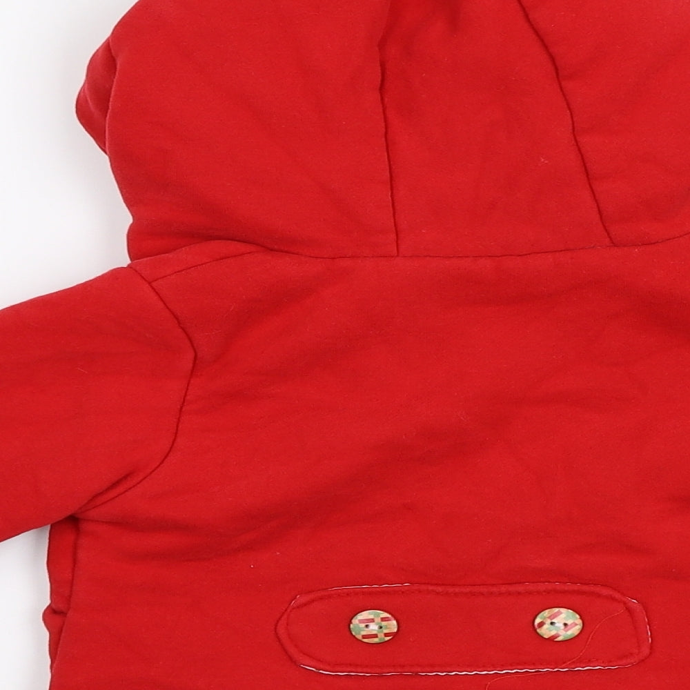 Bibicola Baby Red Basic Coat Jacket Size 18 Months - Minnie Mouse