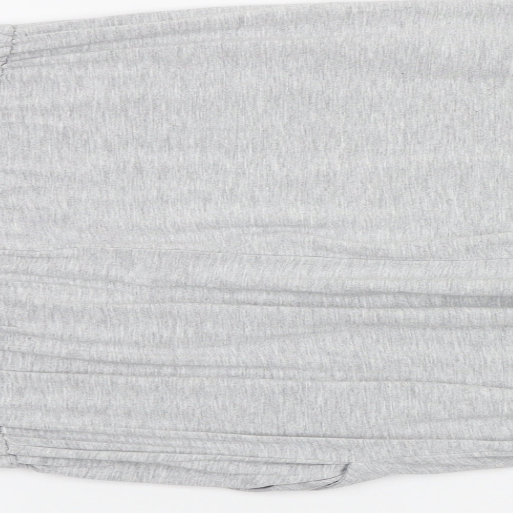 ESMARA Womens Grey Polka Dot Top One Piece Size 10