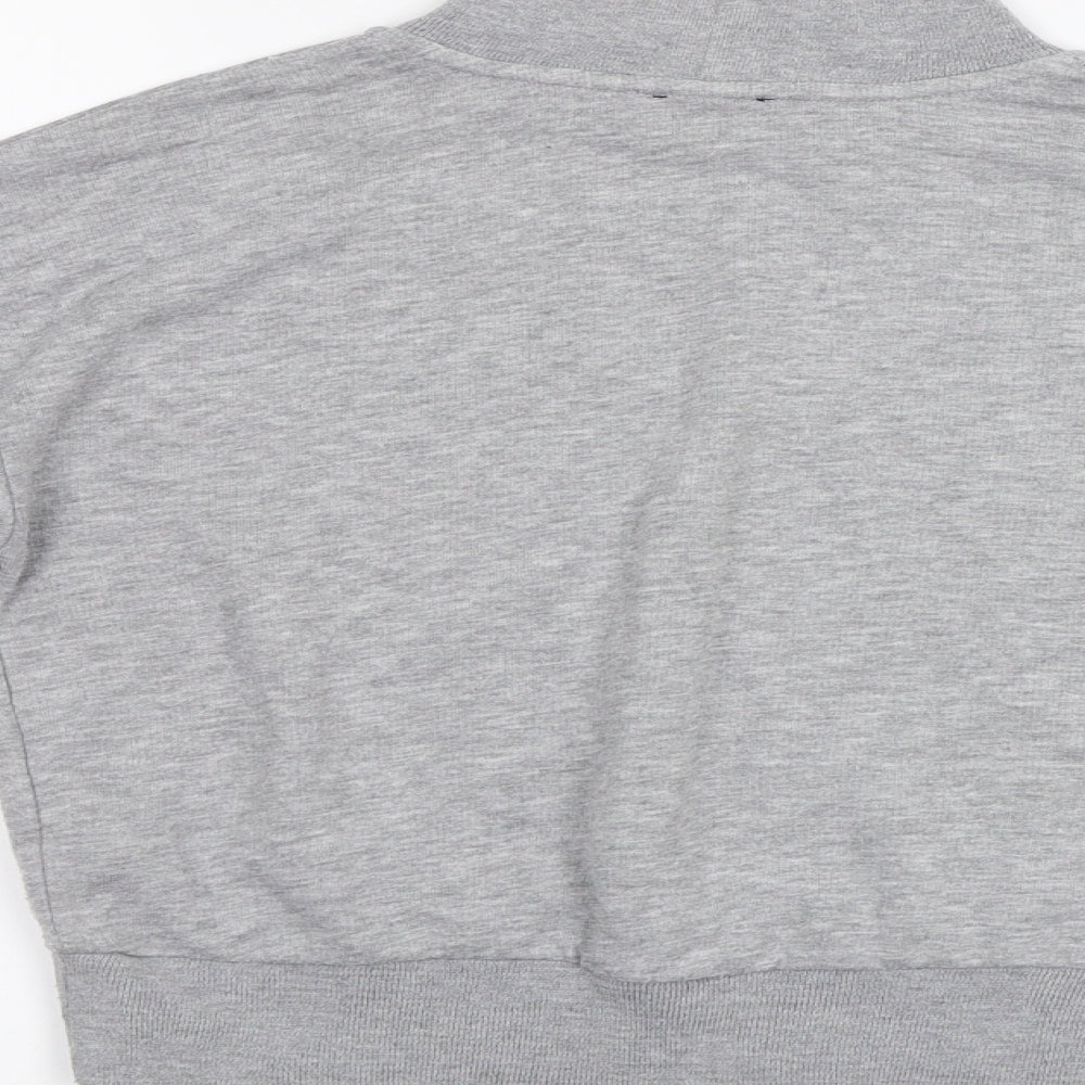Bershka Womens Grey Sweatshirt Size S