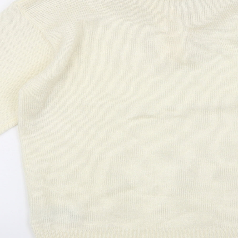 Damart Womens White Pullover Jumper Size 10