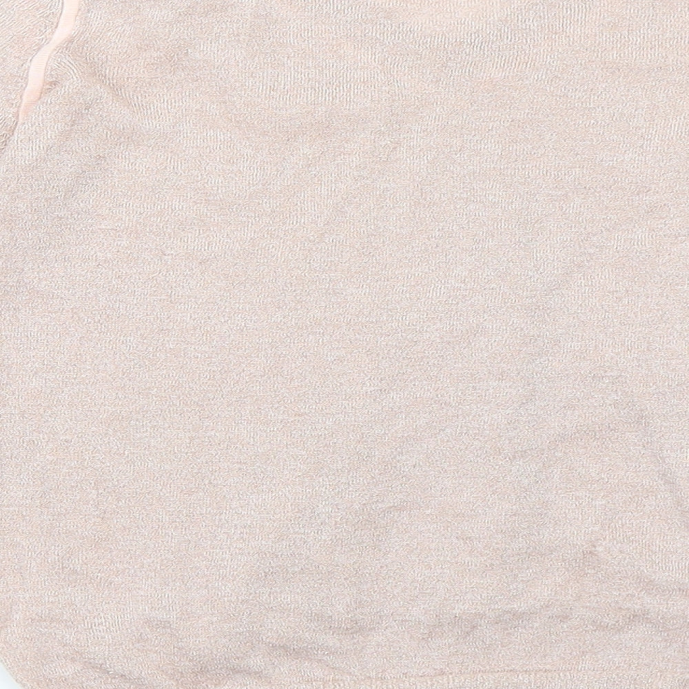 Mango Womens Pink Basic T-Shirt Size M