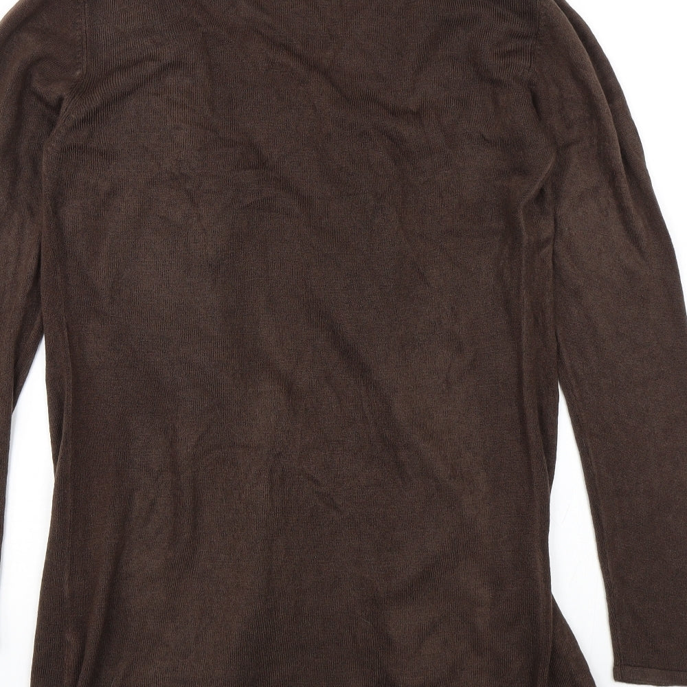 Cashmasoft Womens Brown Jacket Size S