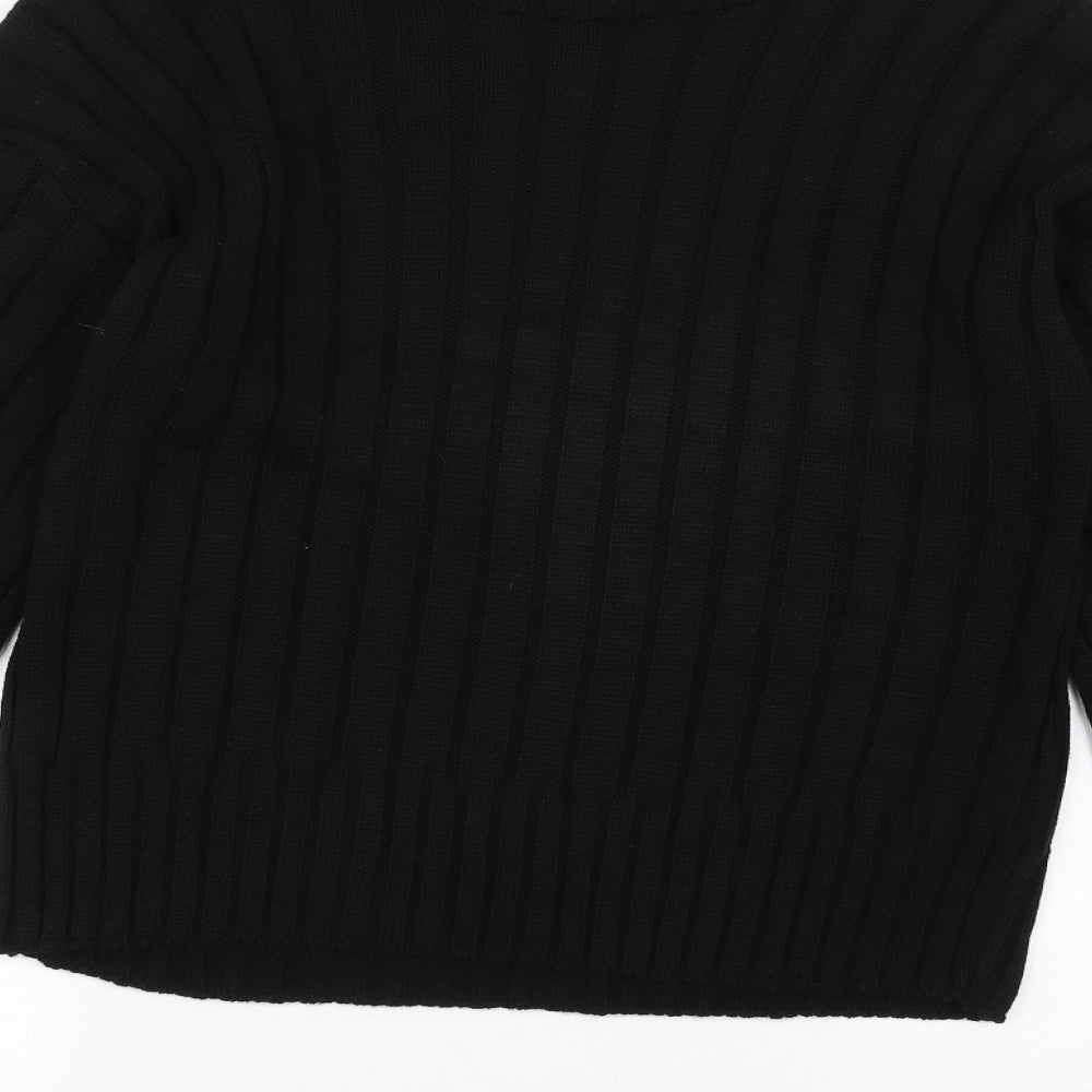 Preworn Womens Black Pullover Jumper Size S