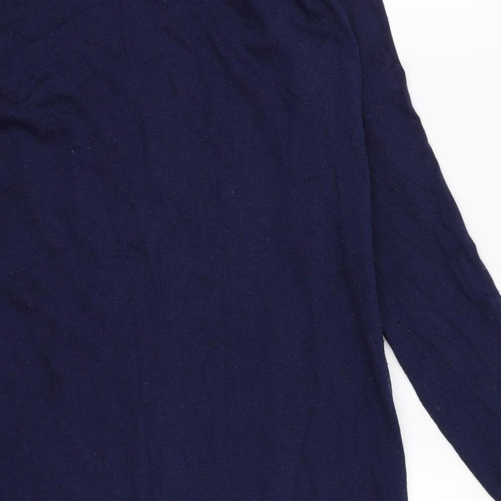 Preworn Womens Blue Cardigan Jumper Size 12